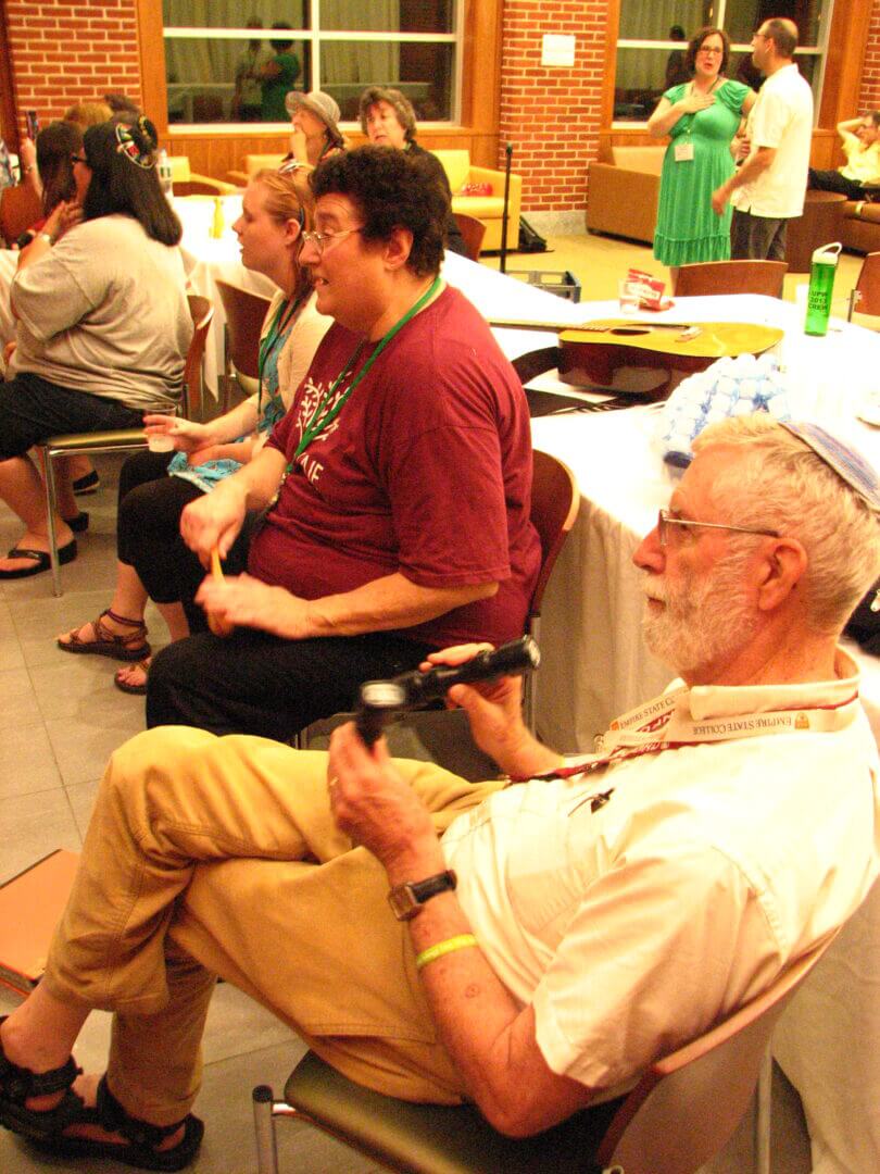 Participants seated in a session room